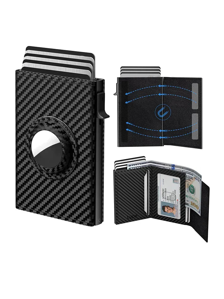 RFID Fiber Slim Wallet (Carbon)