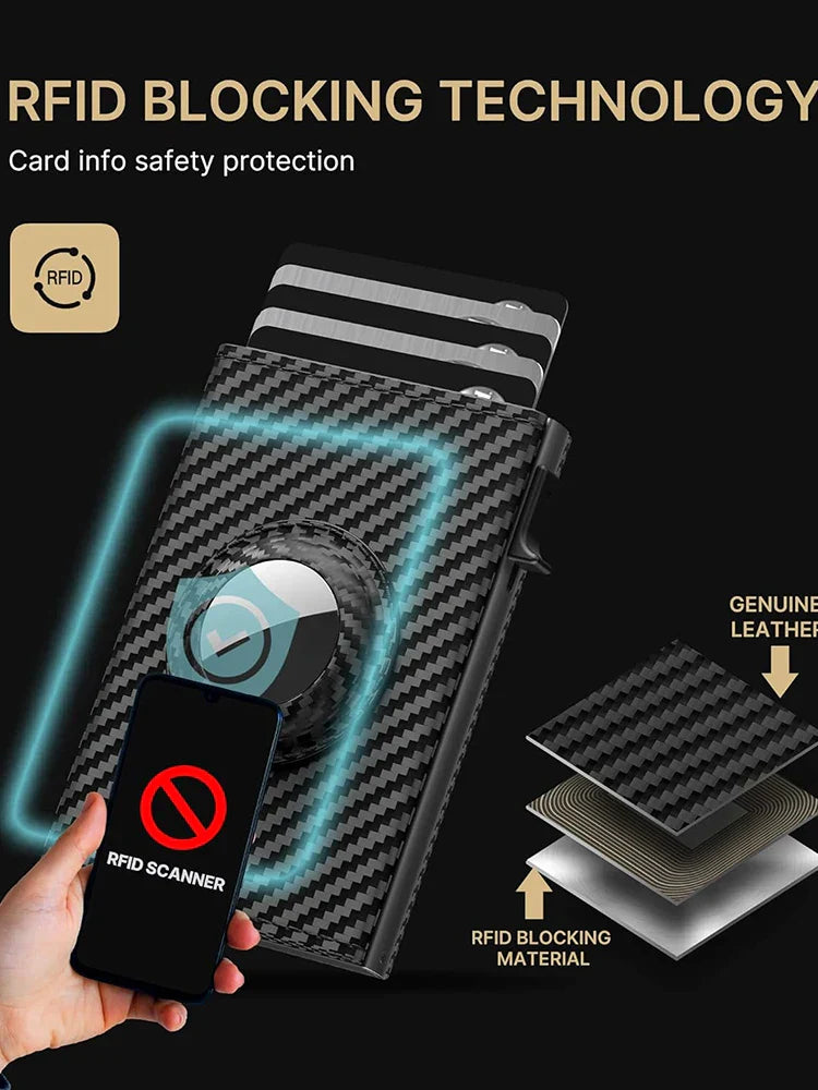 RFID Fiber Slim Wallet (Carbon)