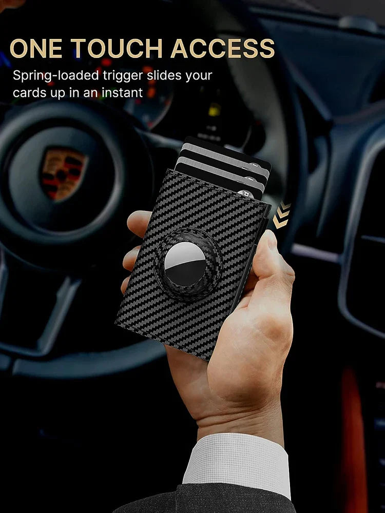 RFID Fiber Slim Wallet (Carbon)